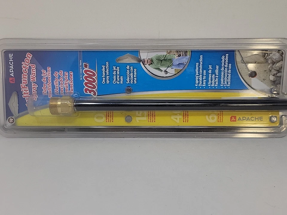 Apache 99023698 3000 PSI 18" Boquilla de lavadora a presión ajustable multipunta con Foto 2 de 4