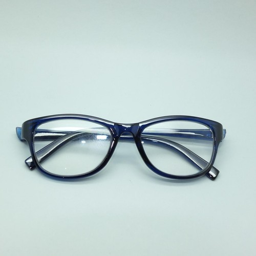 Reading Glasses Traditional Retro Office Frame Deep Sapphire Blue +2.50 Lens - Picture 4 of 4