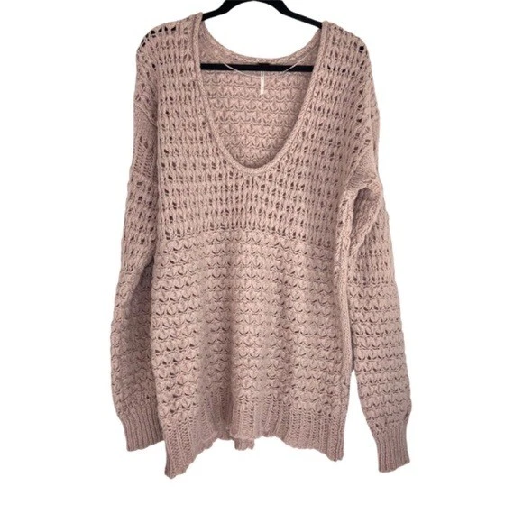 Free people mauve sweater cheap