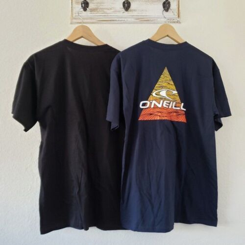 NUEVO CON ETIQUETAS - Juego de 2 camisetas negras y azules con logotipo de O'Neill - Talla M - Imagen 2 de 5