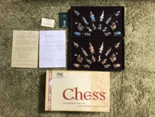 SAC ALICE IN WONDERLAND COMPLETE CHESS SET MADE IN ENGLAND Antique Never Use
