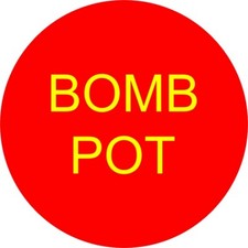 BOMB POT 3 Inch Poker Button USA Seller Free Shipping Double Sided