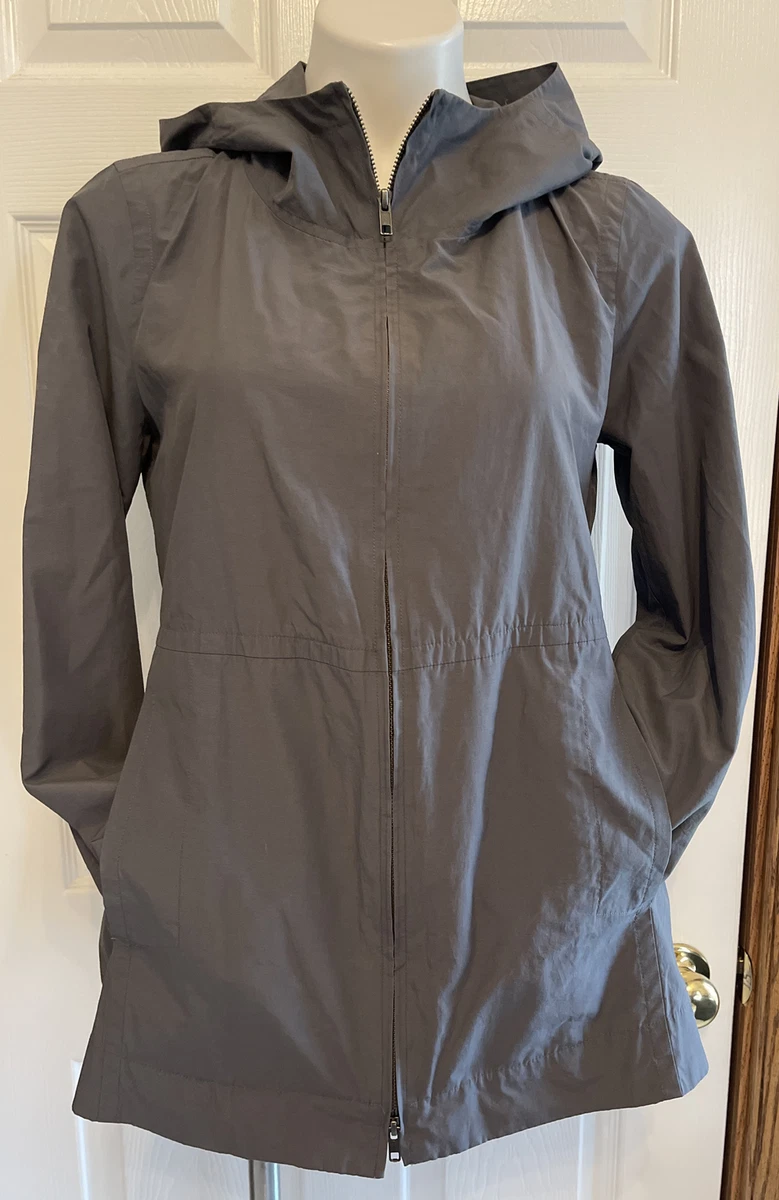Eileen fisher hooded a line jacket sale