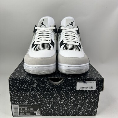 Nike Air Jordan 4 Retro “Military Black White Grey” 2022
