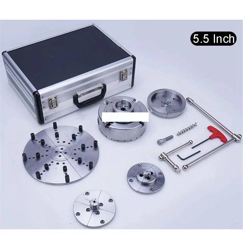 5.5 Inch Wood Lathe Chuck Self centering Woodworking Wooden Rotary
