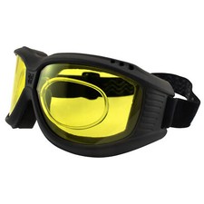 Birdz Eyewear Hawk Over The Glasses Motorcycle Goggles Biker Anti-Fog Yellow