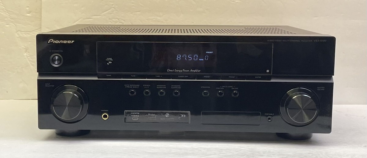 Pioneer 5.1 Channel Stereo Receiver VSX-519V-K Amplifier /Bundle
