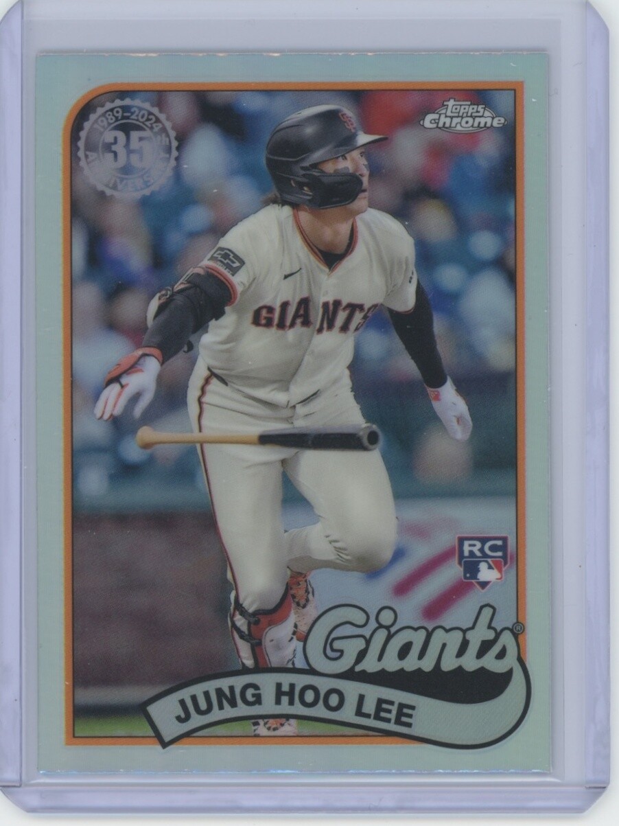 Jung Hoo Lee 1989 2024 Topps Chrome Update #89CU-6 Giants