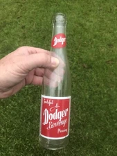 RARE VINTAGE NICE 1948 DODGER ACL SODA BOTTLE SEVEN 7-UP MEMPHIS TENNESSEE 9 OZ 