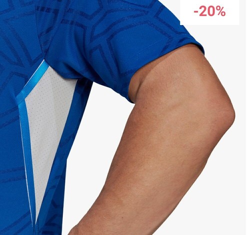 ADIDAS BOYS CONDIVO 22 SOCCER JERSEY Size L (13-14 YEARS) BLUE/WHITE YOUTH SHIRT - Picture 5 of 21