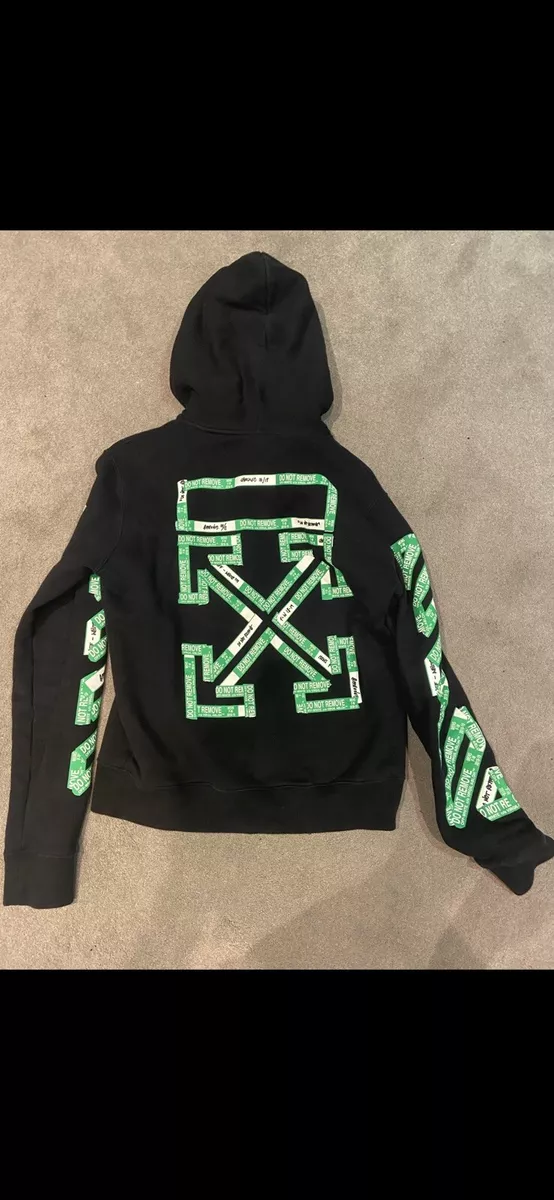 2019 Off White Green Tap Hoodie