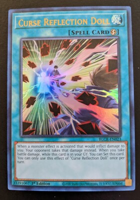 Curse Reflection Doll BLCR-EN023 1st Edition Ultra Rare Crystal Revenge Yu-Gi-Oh