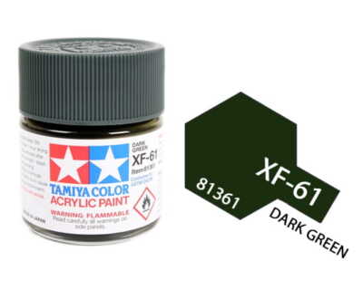 Tamiya Acrylic Paint 81361 XF-61 Dark Green 23ml [MATT]