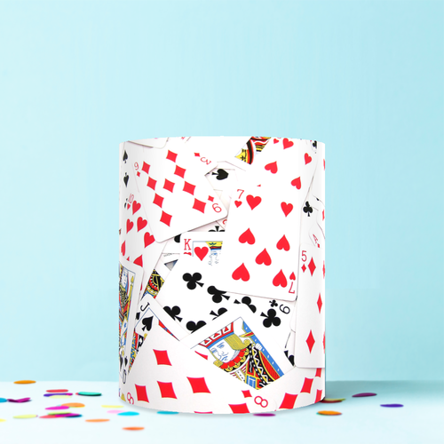 PLAYING CARDS WRAP AROUND EDIBLE CAKE TOPPER ICING SHEET DECORATION ...