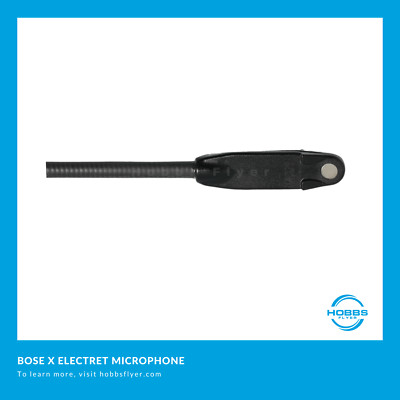 Bose X Aviation Headset Electret High Impedance Boom Microphone Mic / Mike (A10)