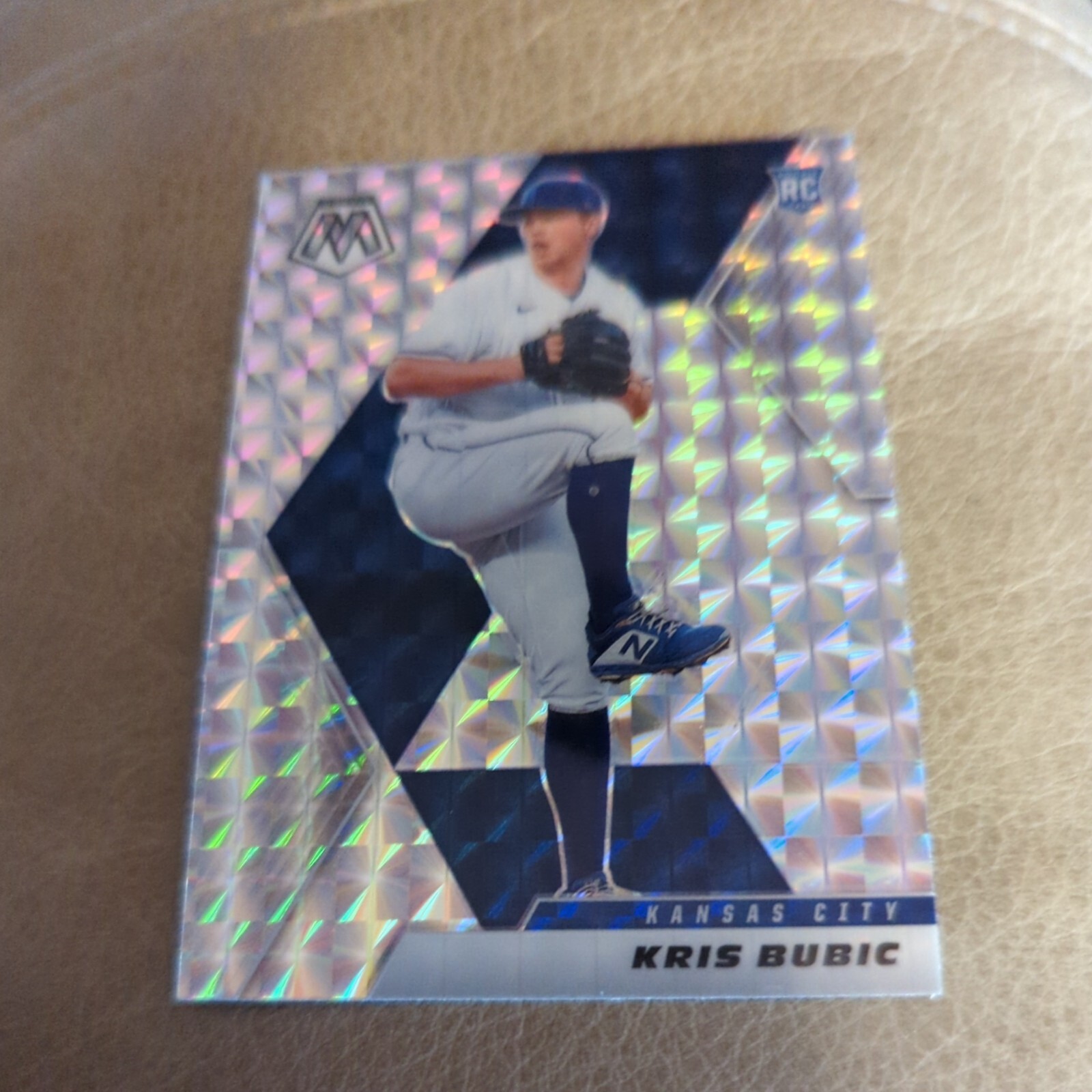2021 Panini Mosaic Silver Mosaic Prizm Kris Bubic RC #225 Baseball Card