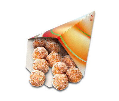 Spitztüte Snacktüte Pommes ''Fresh & Tasty'' klein, bedruckt, 500 St.