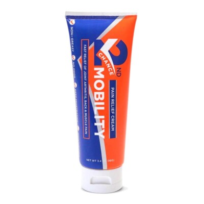 2nd Chance Mobility Pain Relief Cream Back Pain Muscle Pain Arthritis No Odor
