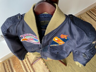 USAF 1950s L-2A 'green knits' flight jacket by Buzz Rickson's