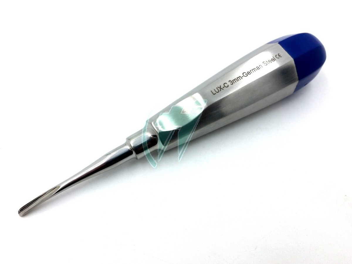 Luxator Extractor Luxator Neurology Dental Instruments German 3.MM Curved Dental Surgery ...