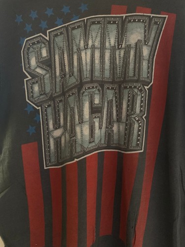 Vintage Sammy Hagar 1984 Rock Is In My Blood T shirt Size Large 42-44 - Picture 2 of 6