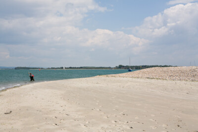 Foto 6x4 Nordspitze Ostkopf Nehrung West Wittering Ein schmales Band von c2009