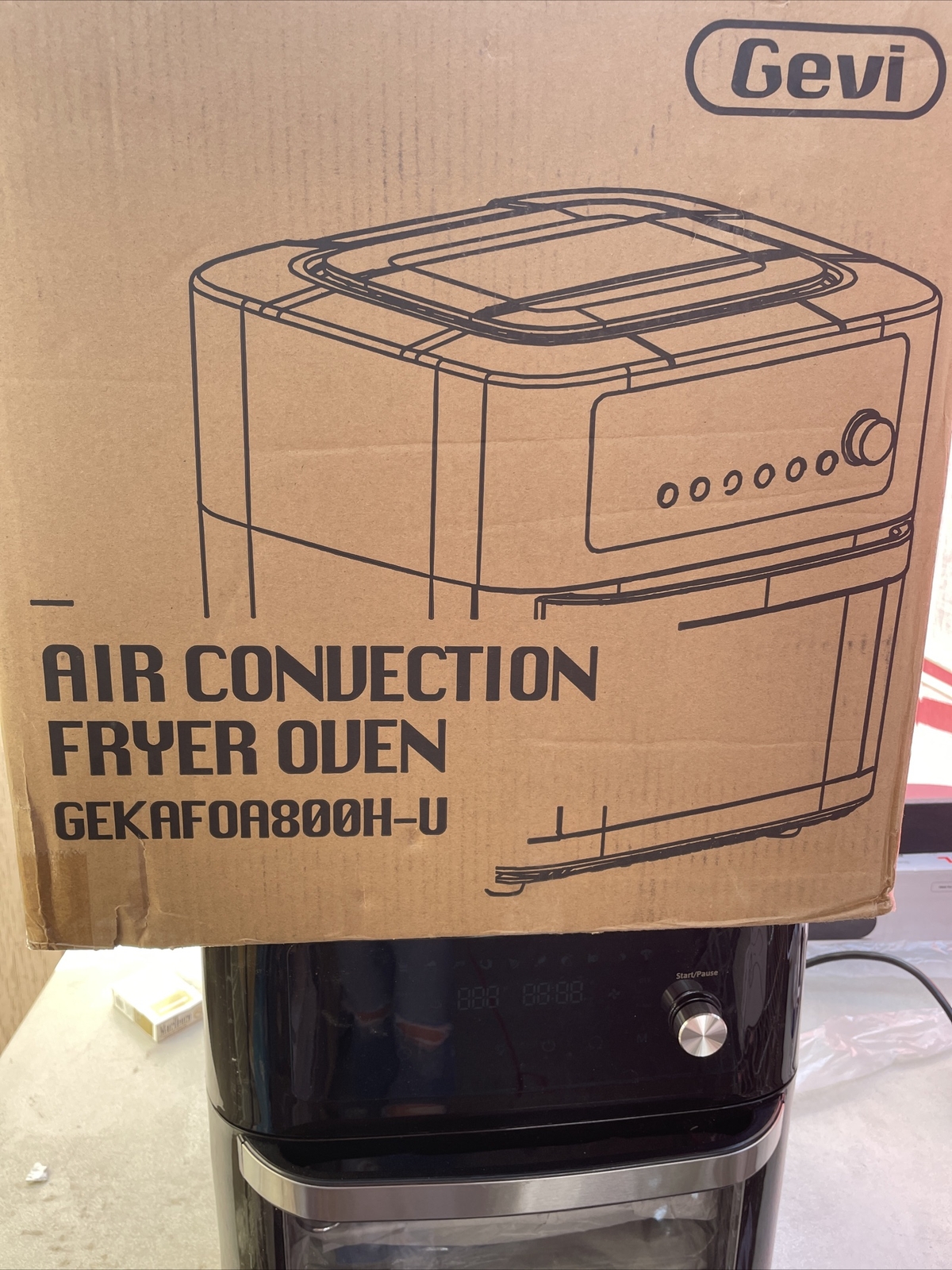 gevi air fryer toaster oven