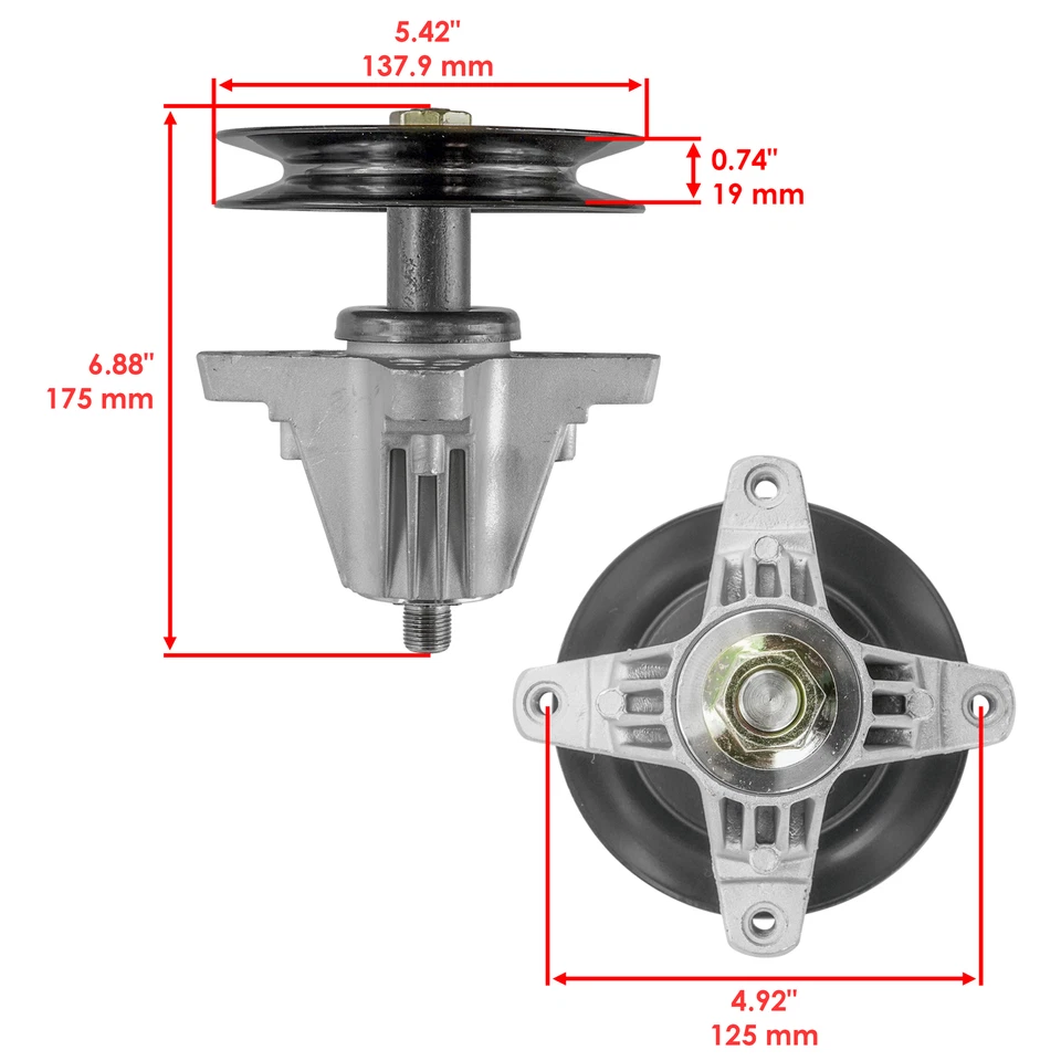 Caltric 618-06978 918-06978 Spindle Assembly For Cub Cadet Troy-Bilt MTD 54"Deck - Image 2 of 4