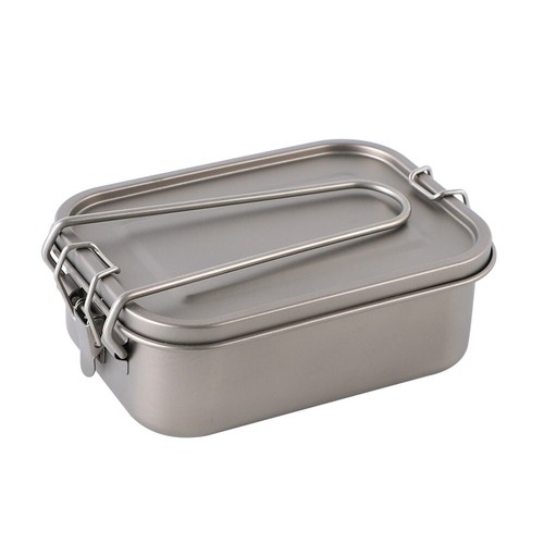Pure Titanium Bento Dinner Box Leak-Proof Lunch Box Containers for Camping Home - Afbeelding 17 van 17
