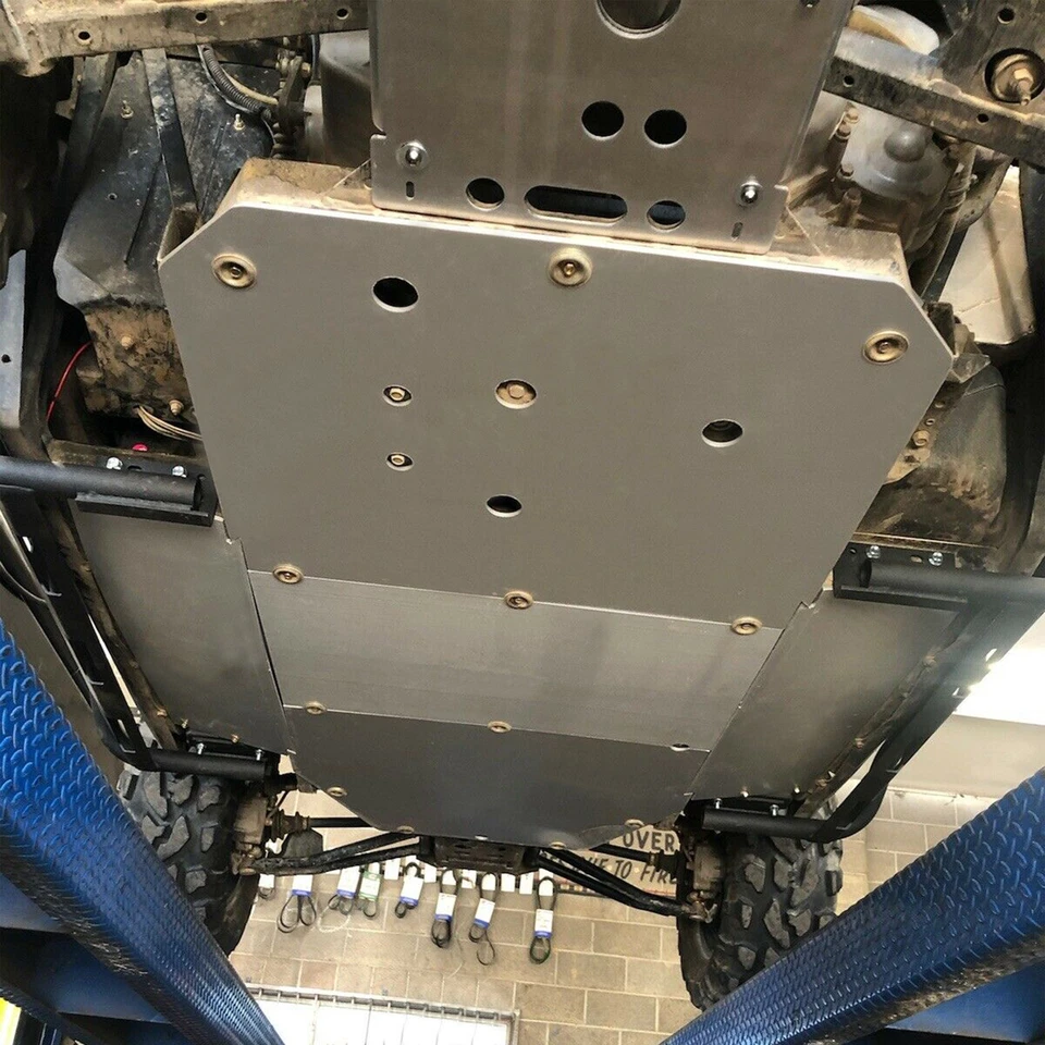 APTO PARA 08-14 POLARIS RZR 800 RZR S 900 XC PLACA DE DESLIZAMIENTO DE ALUMINIO RESISTENTE 3/16" Foto 4 de 4