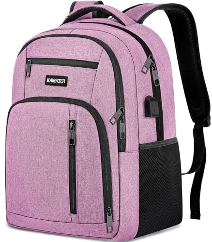 Backpack for College Backpack for Men, School Backpack for Teens 15.6 Inch Pink