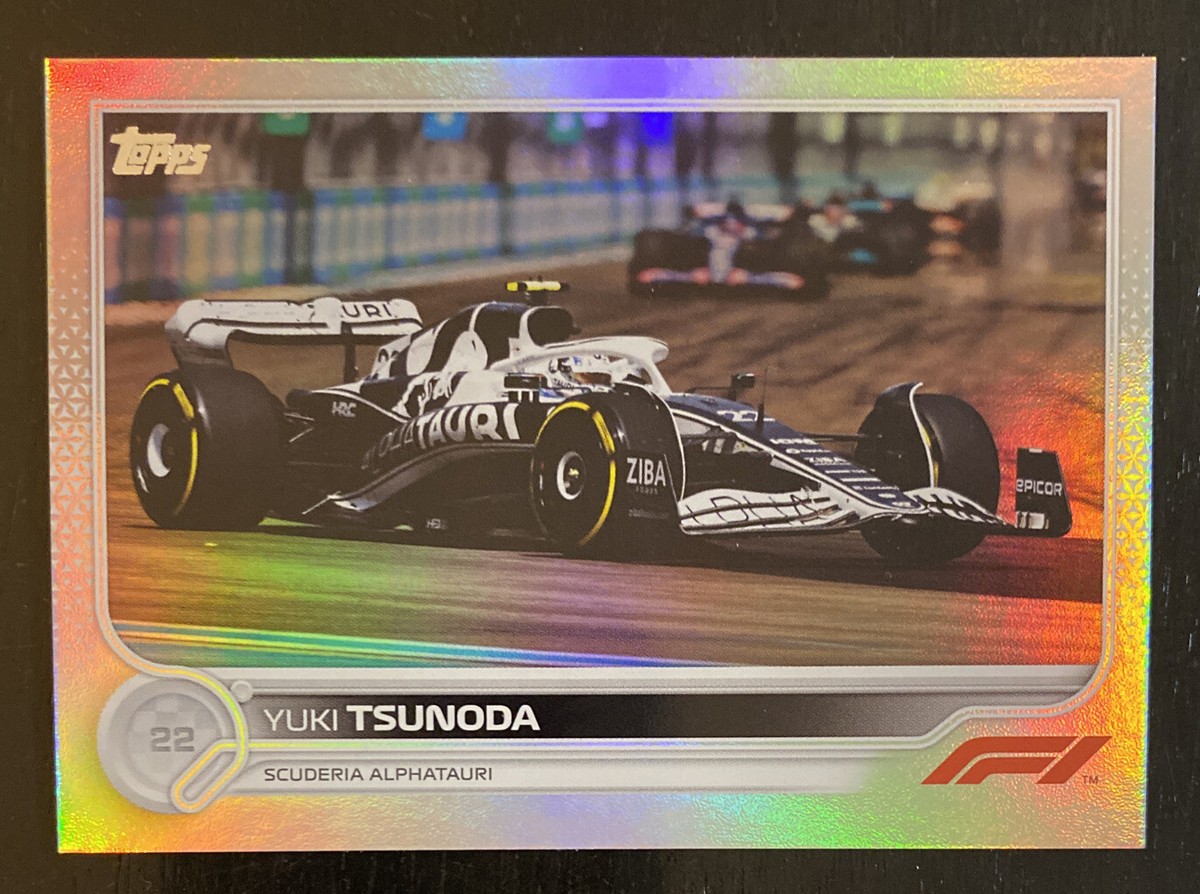 Yuki Tsunoda 2022 Topps Formula 1 F1 Rainbow Foil Parallel #63 | eBay