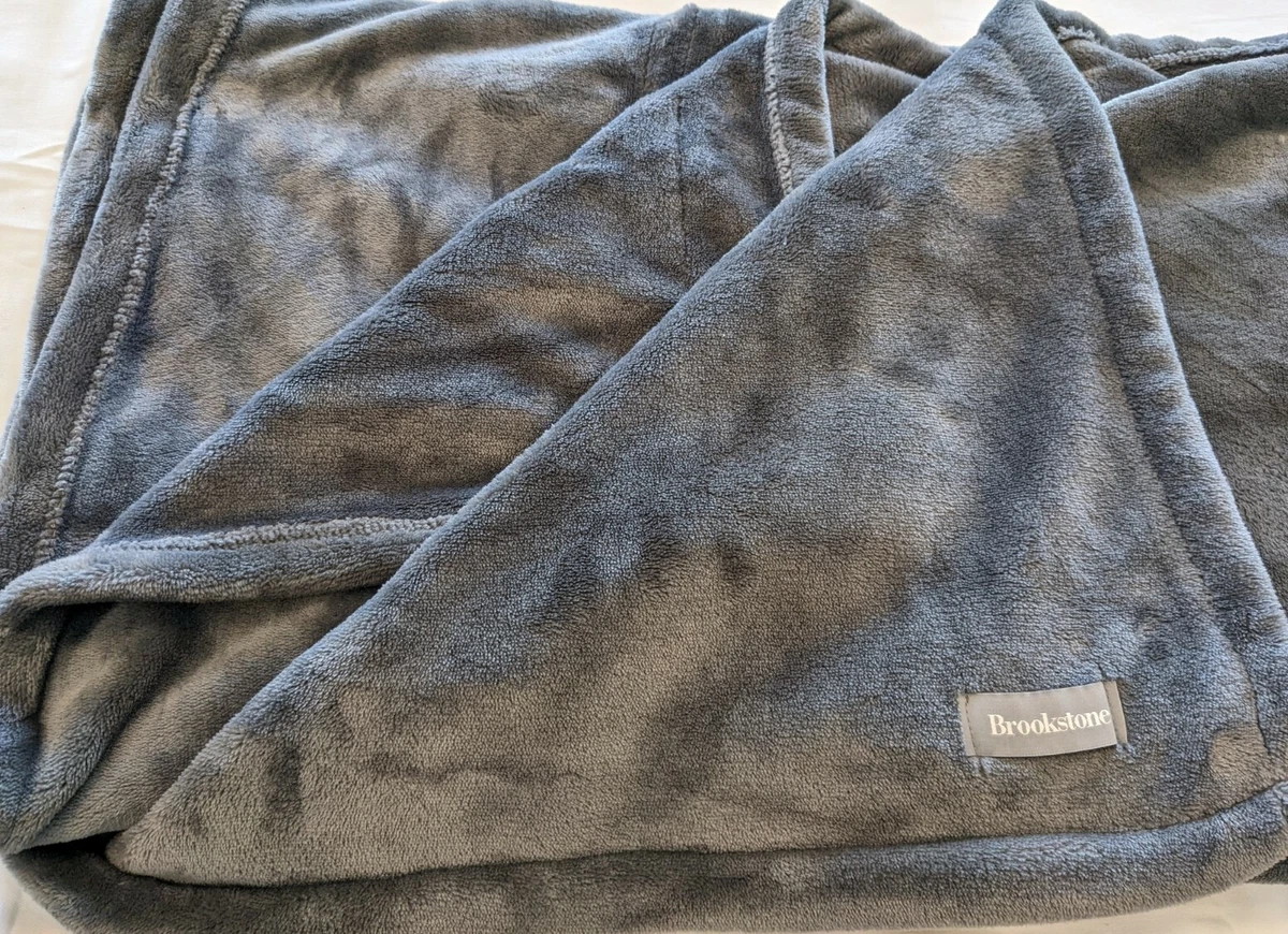Brookstone™ Heated N-A-P™ Cozy Plush Twin Blanket in Grey w Control | eBay