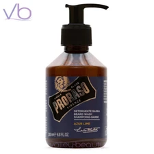 PRORASO Single Blade Azur Lime Skin, Beard & Mustache Wash,  Cleanser For Men