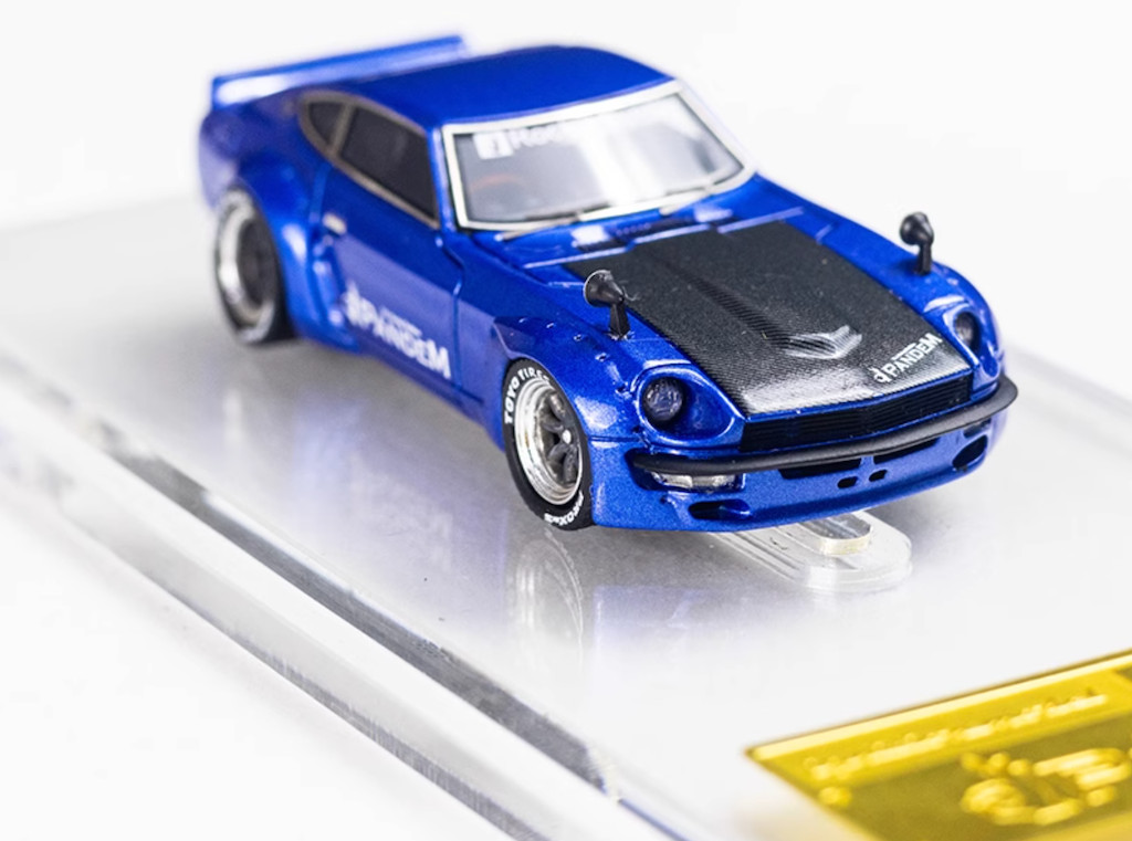 IG 1:64 Blue JDM Fairlady Z S30 Pandem Sports Model Diecast Resin Car