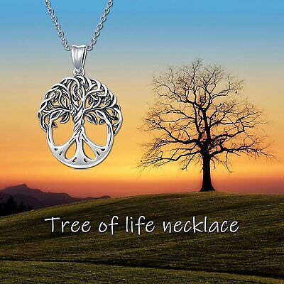 Eternal Connection Tree of Life Necklace – Celtic Crystal Design Jewelry