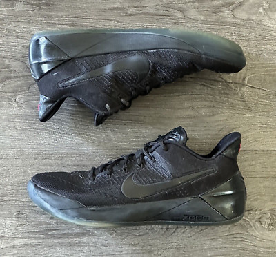 RARE Nike Kobe AD NBY Black Mamba Triple Black Mens Shoes 852425