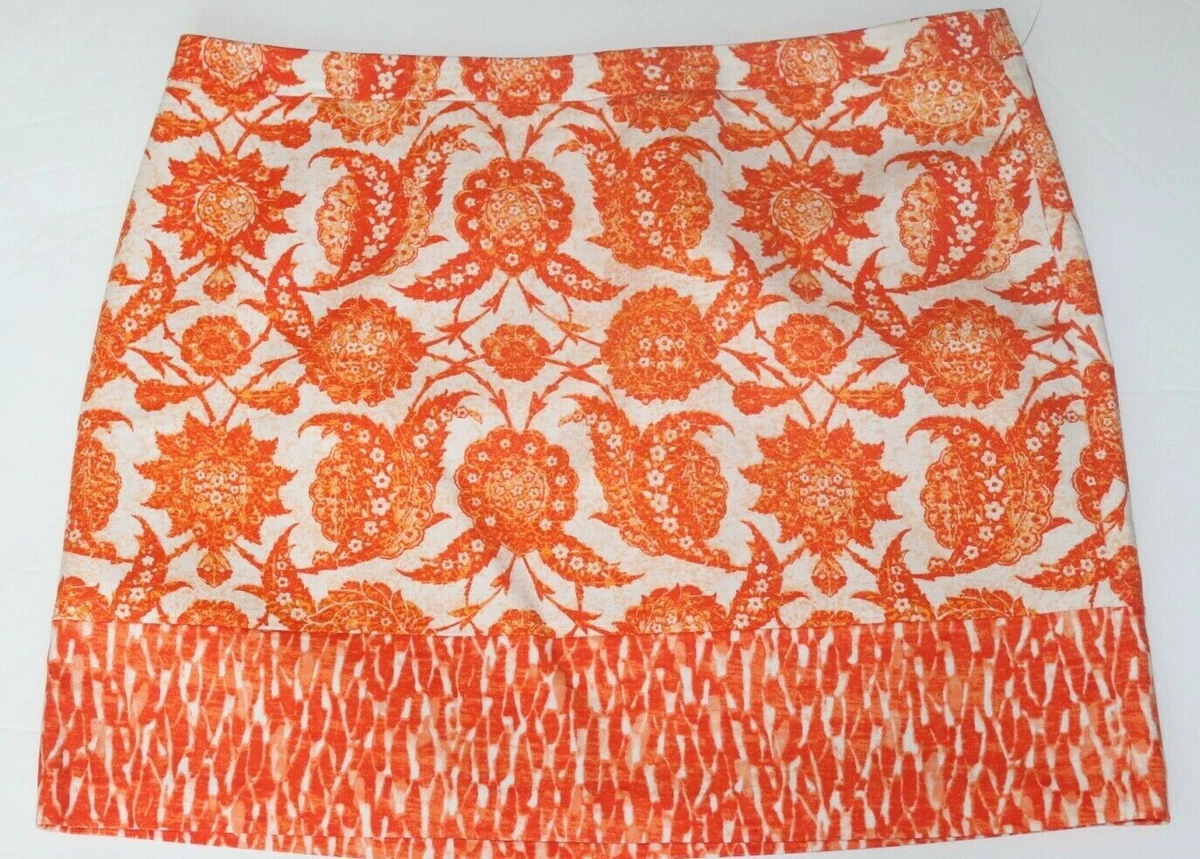 Michael kors skirts orange deals