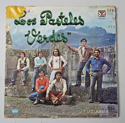 LP LOS PASTELES VERDES Vol. 3 Venezuela Velvet 1975 Peruvian Pop Organ VERY RARE
