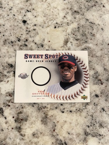 2001 OBERDECK SWEET SPOT SPIEL GEBRAUCHTES TRIKOT KEN GRIFFEY JR #J-KG NEUWERTIG JSY