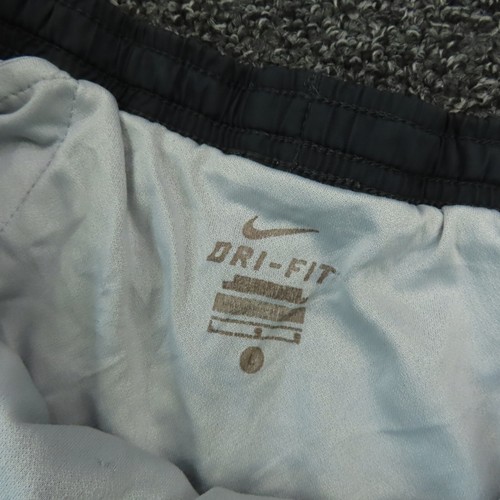 Nike Shorts Girls Large Gray & Blue Dri-Fit Running Workout Breathable Youth - Picture 8 of 8