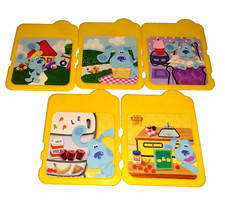 Mattel Blues Clues STEVE'S Learning Lessons Computer 5 REPLACEMENT CARDS ONLY