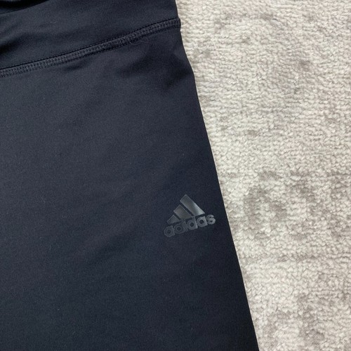Adidas Aeroready Tights Innovation Print Girls Black 7/8 Tights Size Large - Picture 2 of 7