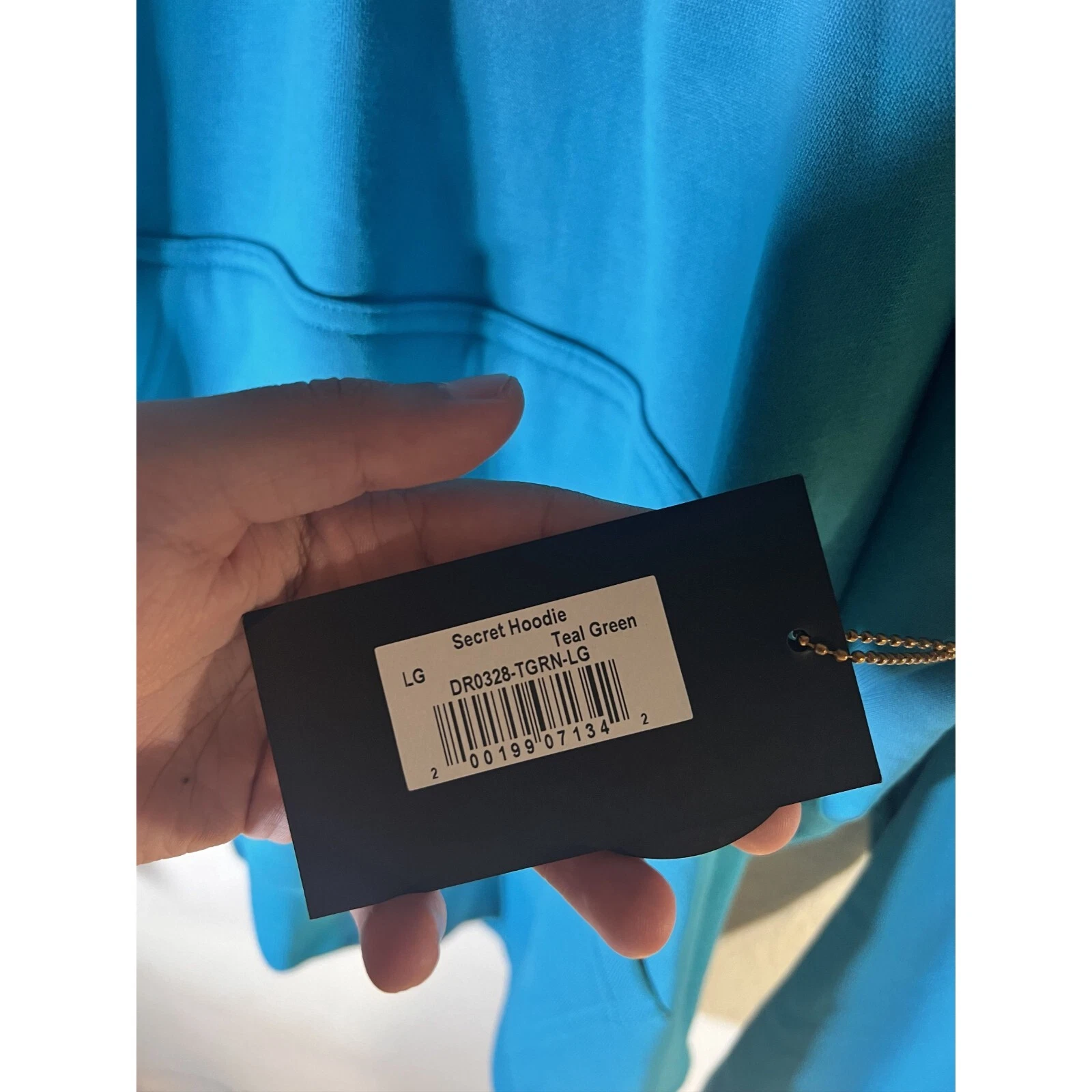 UNDERCOVER Drew Ho Secret Felpa con Cappuccio Verde Teal L