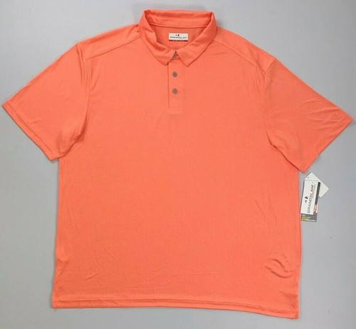 NEW Men's Grand Slam Performance UPF 15 Dry Stretch Short Sleeve Polo Golf Shirt - Picture 3 of 4