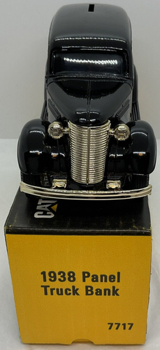 Vintage 1994 ERTL 1938 Panel Truck Bank CAT Caterpillar EUC Only Out For Photos - Afbeelding 5 van 12