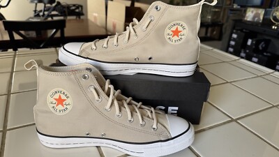 Size 9.5 - Converse Chuck Taylor All Star High Vintage Athletic - Beach Stone