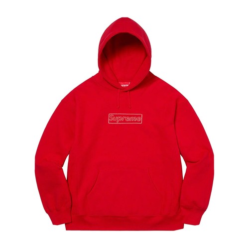SUPREME KAWS Chalk Box Logo Bogo Red 