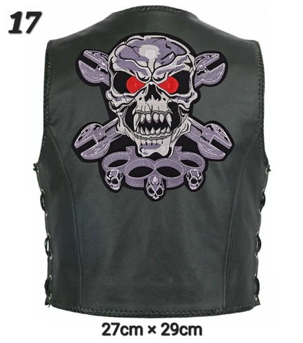 Flicken zum Aufnäher Aufbügler Patch Biker Motorrad Custom Kutte Rücken Weste - Picture 40 of 79
