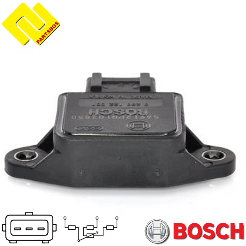 SENSOR DE POSICIÓN DEL ACELERADOR BOSCH 0280122001, para FIAT, PSA, RENAULT, IVECO, PORSCHE Foto 4 de 4